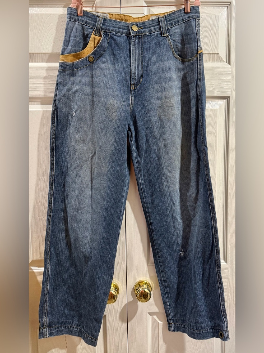 Vintage Timberland Jeans Men Size 34/30 Medium Blue Denim 100% Cotton